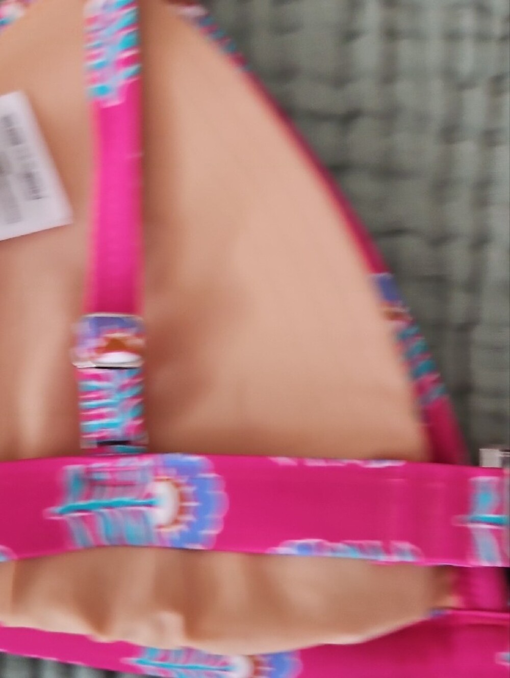 J. Crew Hot Pink Printed High-Waist Bikini Set - Picture 7 of 9